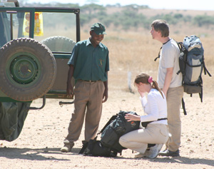 Meeting the Safari Guide